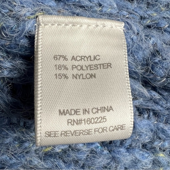 STITCHDROP Speckled Yarn Cowl Neck Sweater M - Picture 9 of 11